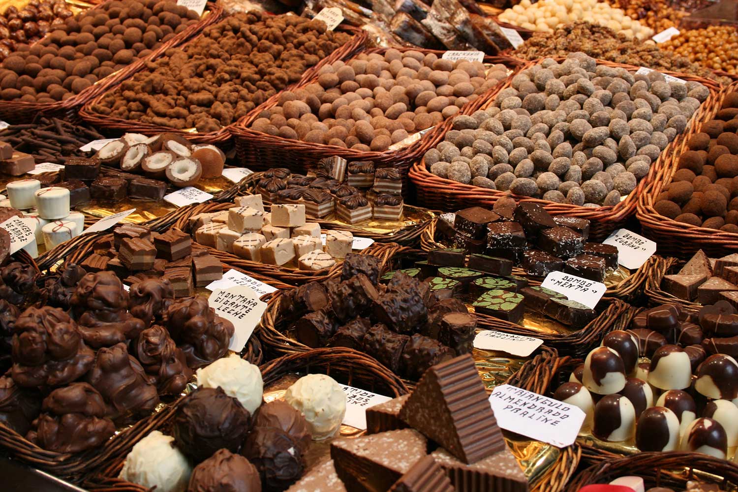 Vitrine de la chocolaterie